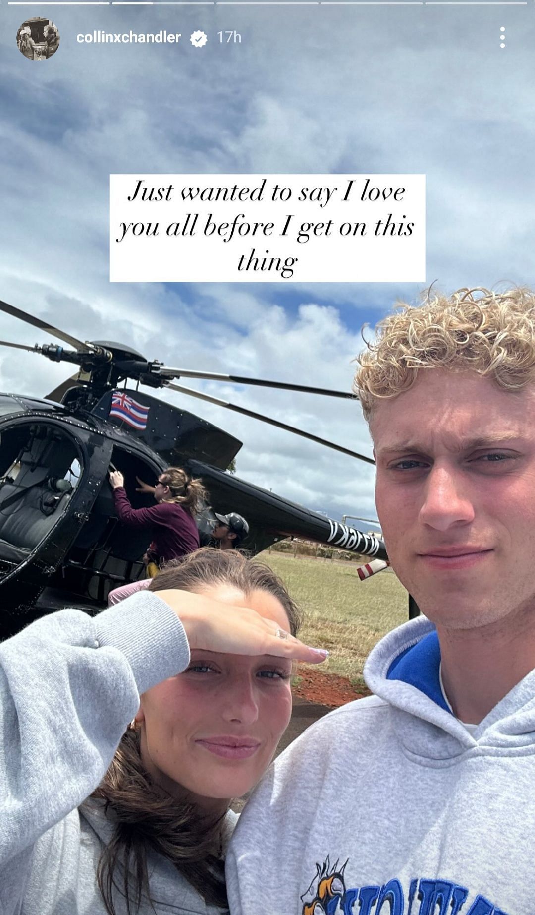 Chandler's IG stories